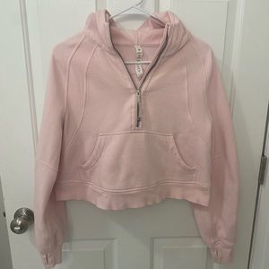 Lululemon Scuba Oversized Half-Zip Hoodie (Strawberry Milkshake)